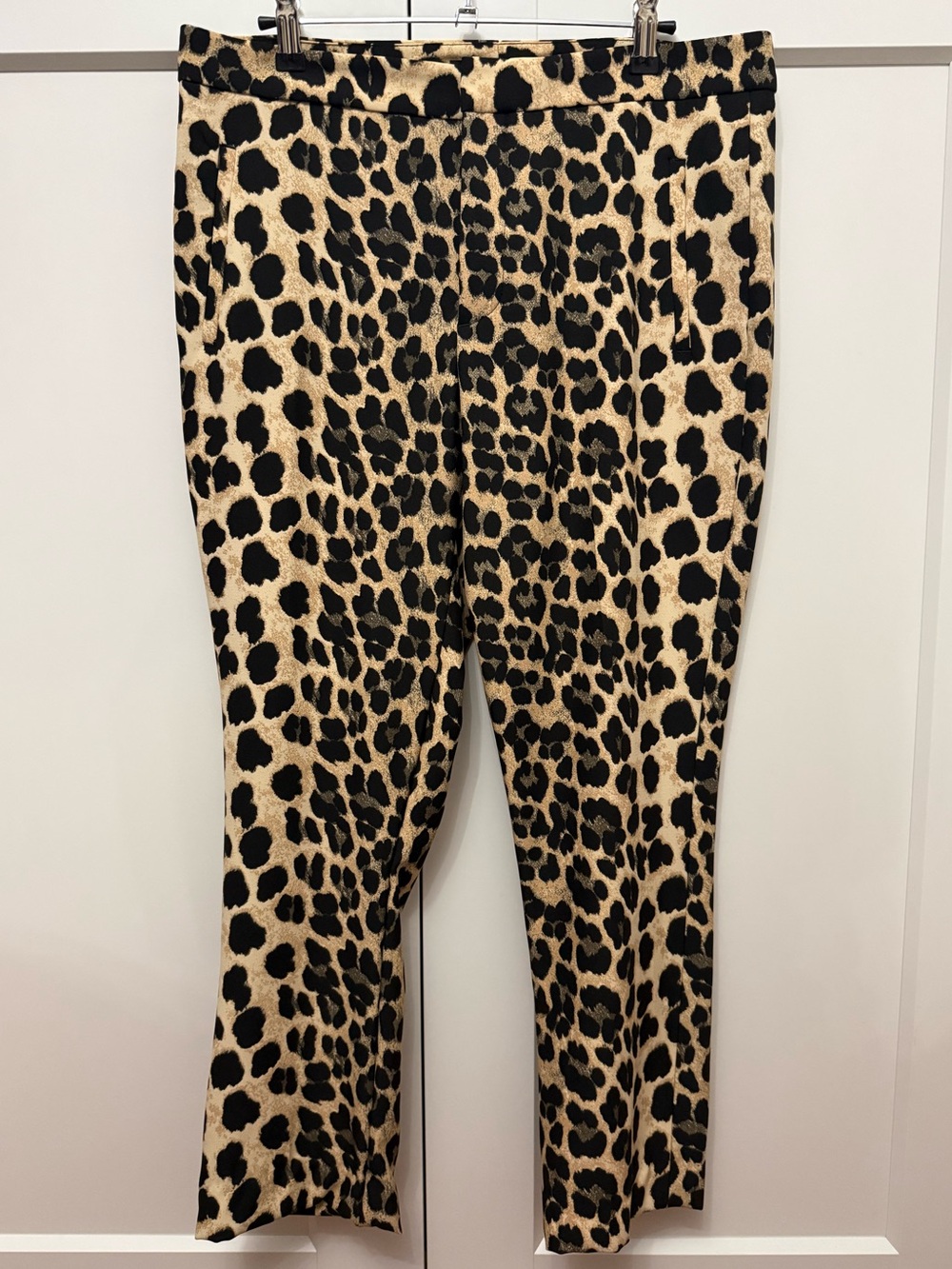 Zara animal print Classic pants